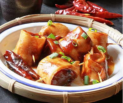 宮保茄汁鮮菇串串的做法 宮保茄汁鮮菇串串的做法