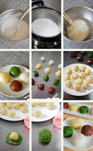 椰香冰皮月饼的做法图文步骤