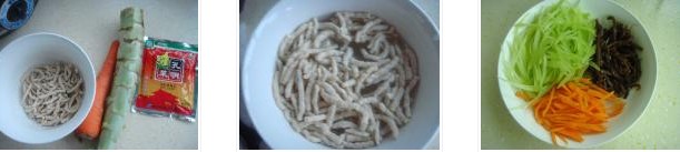 三丝炒花生素肉的做法图文步骤