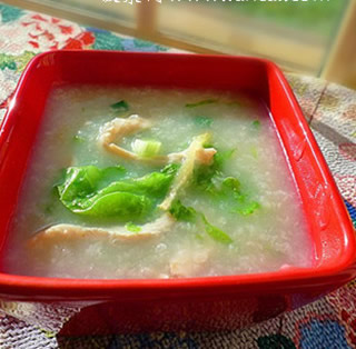 生菜鸡丝粥的做法 生菜鸡丝粥的做法