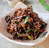 韩式拌蕨菜的做法