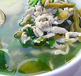 青菜肉丝小煮面的做法 青菜肉丝小煮面的做法