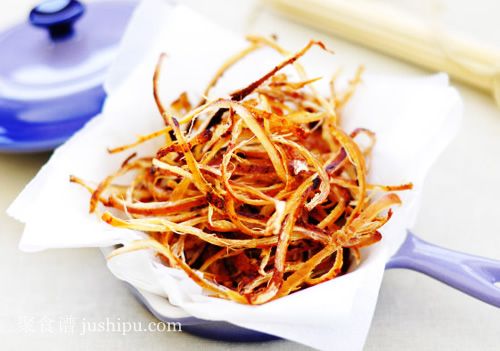 烤鱿鱼丝的做法 jushipu.com