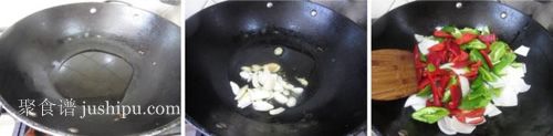 回锅牛肉的做法 jushipu.com