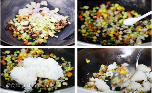 蛋卷饭的做法 jushipu.com