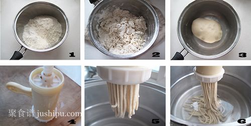 豆面饸饹的做法 jushipu.com