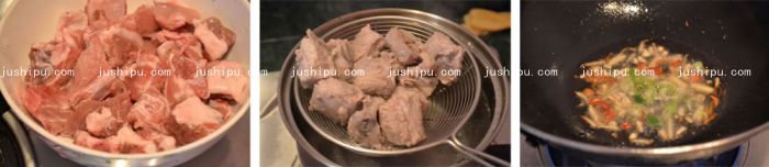 红烧排骨的做法 jushipu.com