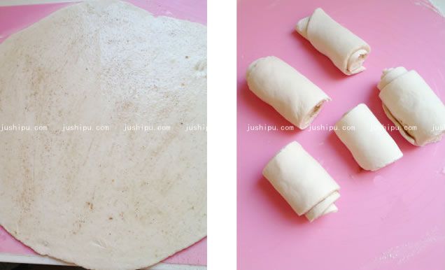 椒盐旋饼的做法 jushipu.com