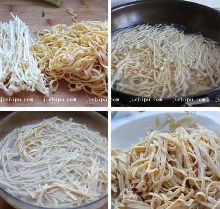 葱油豆腐皮的做法 jushipu.com
