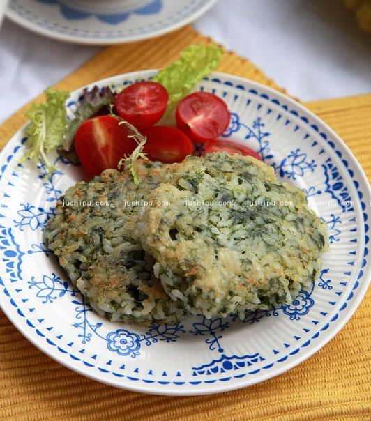香煎海苔饭饼的做法 香煎海苔饭饼的做法