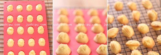 香草玛德琳的做法 jushipu.com