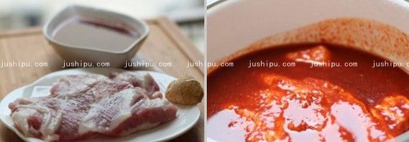 韩式烧肉的做法 jushipu.com