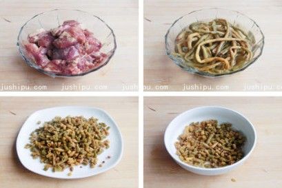 酸豆角蒸排骨的做法 jushipu.com