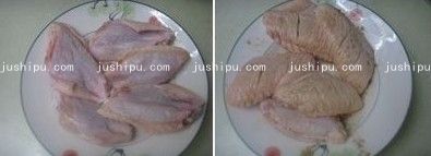 蜜汁鸡翅的做法 jushipu.com