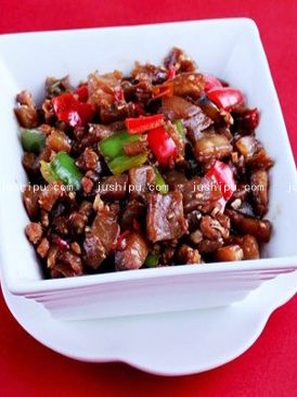 剁椒肉末茄丁的做法 剁椒肉末茄丁的做法