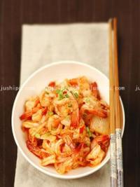 开胃荤菜 韩式泡菜虾