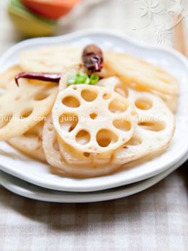炝炒藕片的做法 炝炒藕片的做法