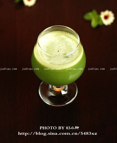 碧绿双瓜瘦身水的做法 jushipu.com