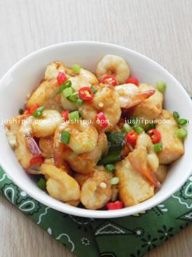 虾仁烩豆腐的做法 虾仁烩豆腐的做法