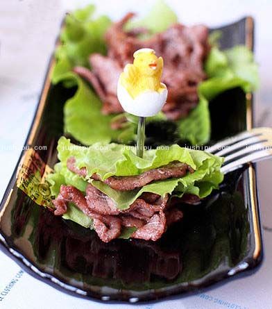 生菜包肉的做法 jushipu.com