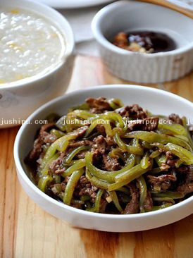 莴笋牛肉的做法 莴笋牛肉的做法