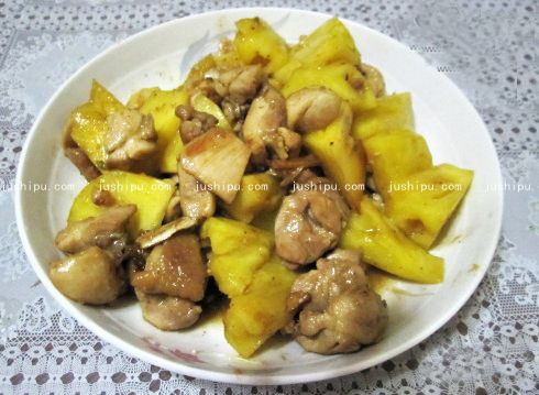 菠萝焖鸡块的做法 菠萝焖鸡块的做法