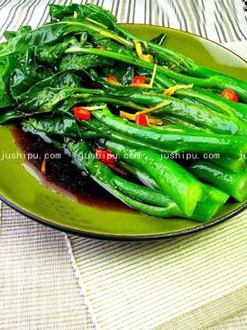 家常菜 白灼芥蓝的做法 家常菜 白灼芥蓝的做法