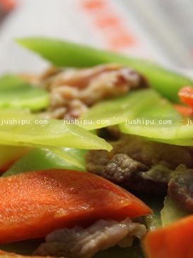 莴笋炒肉片的做法 莴笋炒肉片的做法