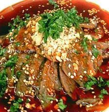 干烧牛肉片的做法 jushipu.com